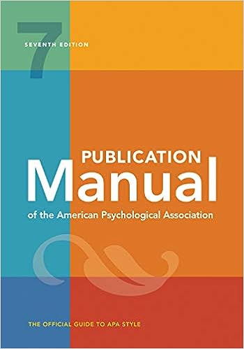 PUBLICATION MANUAL